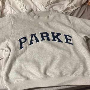 PARKE Mockneck with Navy Lettering